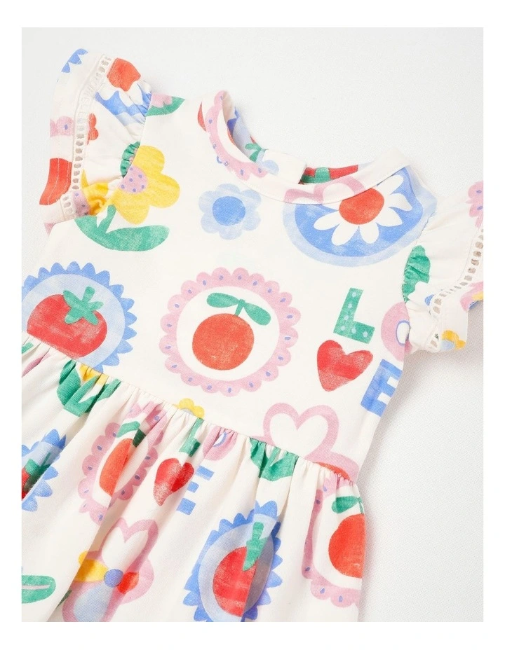 Mila Romper Dress in 'Summer Love' Print image 2