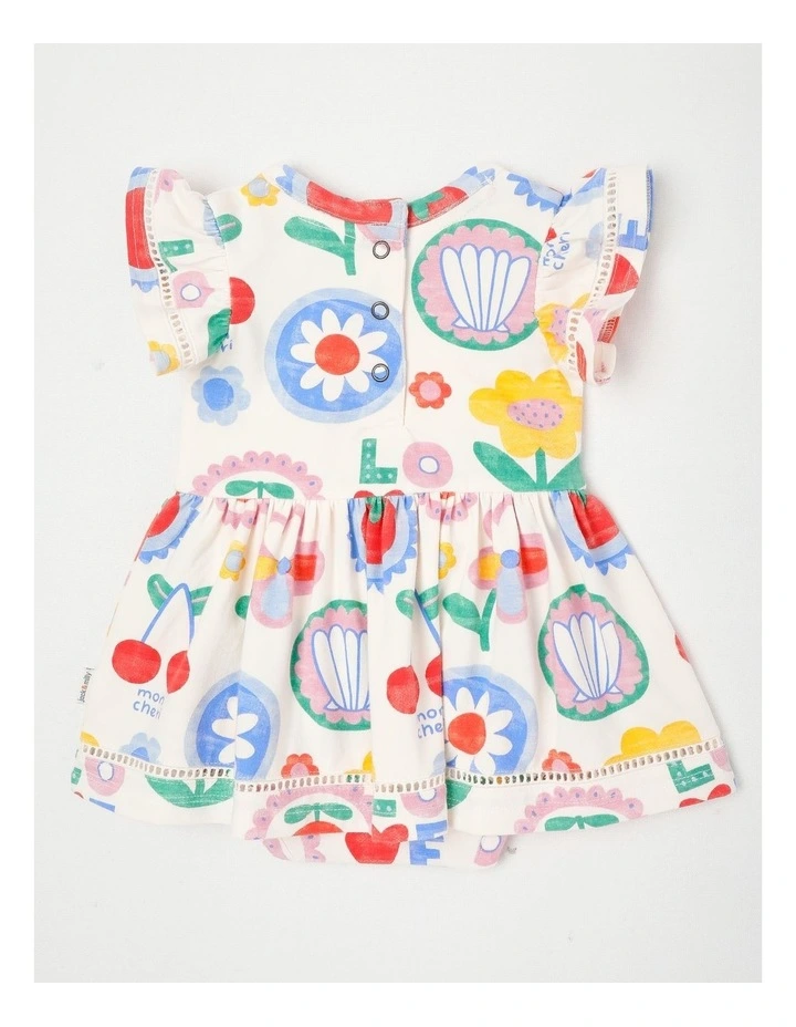Mila Romper Dress in 'Summer Love' Print image 3