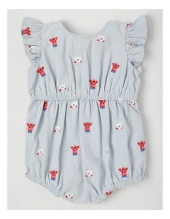 Maisie Romper in Blue