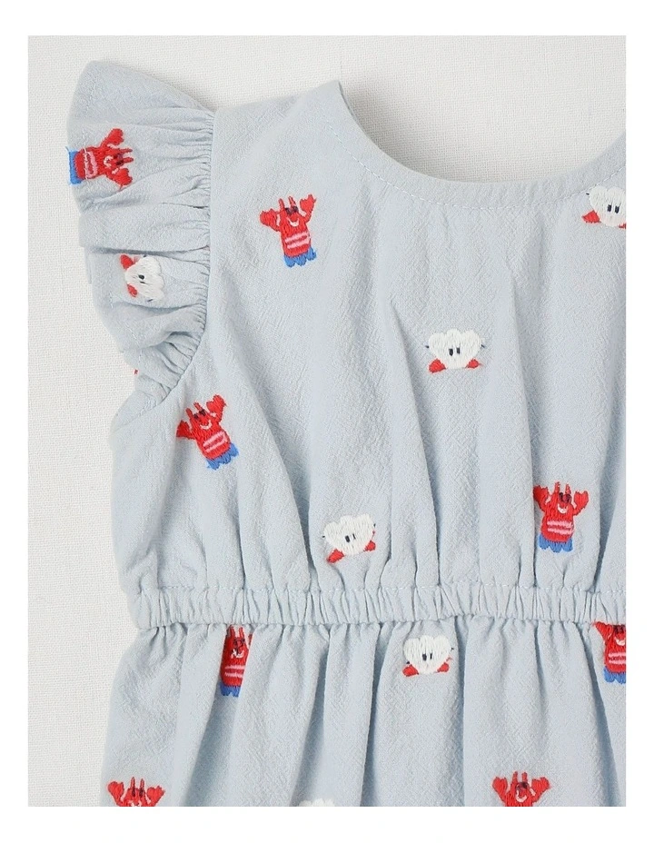 Maisie Romper in Blue image 2