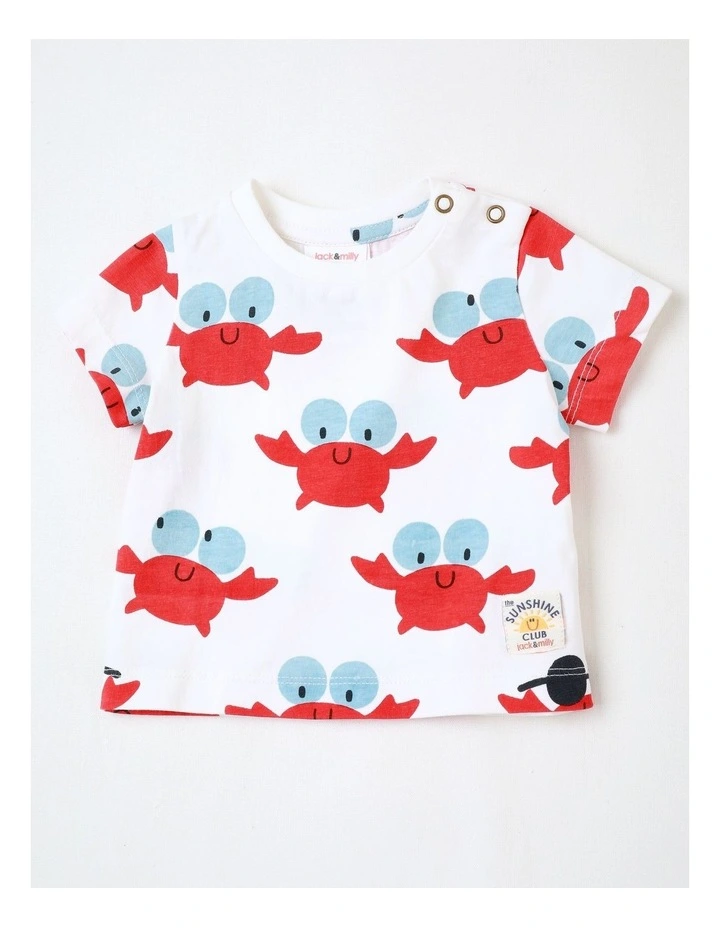 Vinnie Overall and Tee Set with Blue Stripes image 4