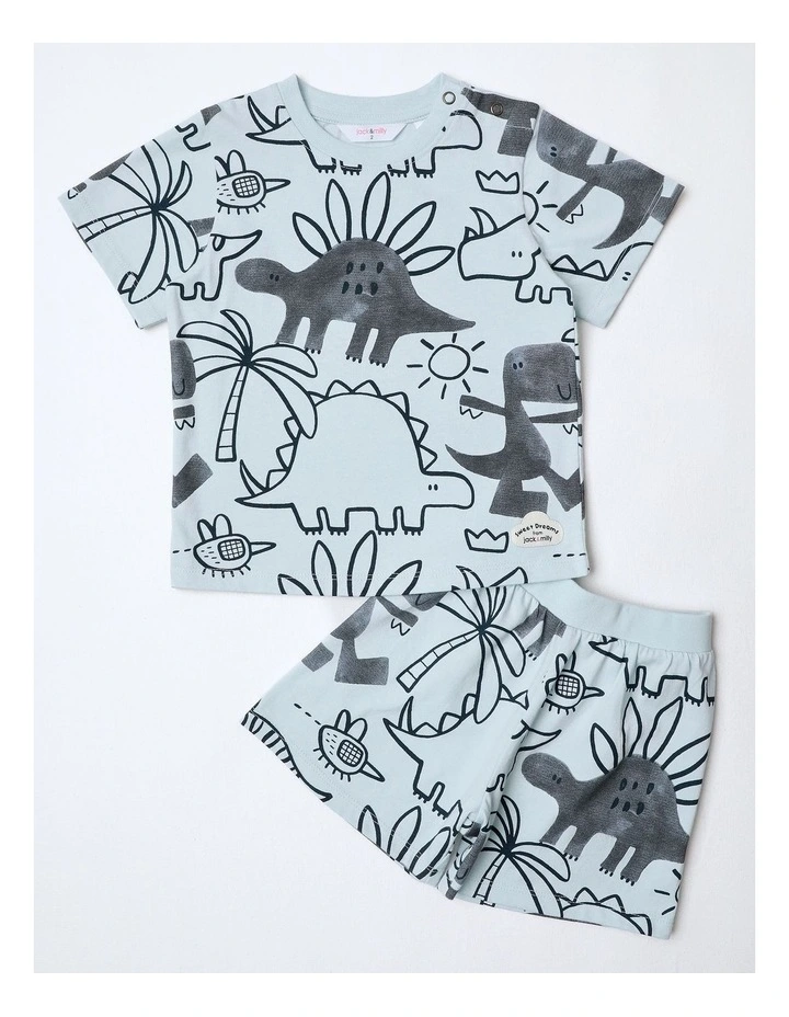 Dylan PJ Set in Light Blue image 1