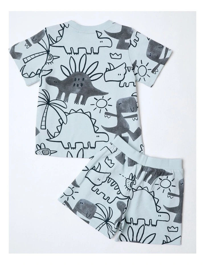 Dylan PJ Set in Light Blue image 3