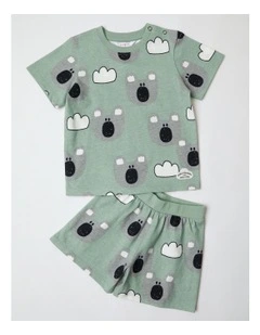 Dylan PJ Set in Green