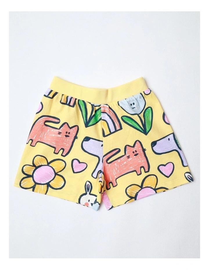 Dylan PJ Set in Yellow image 4