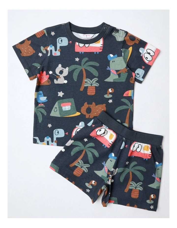 Dylan PJ Set in Navy image 1