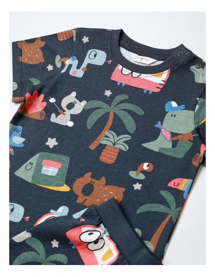Dylan PJ Set in Navy image 2