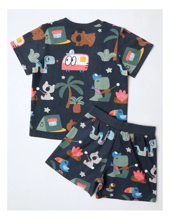 Dylan PJ Set in Navy image 3