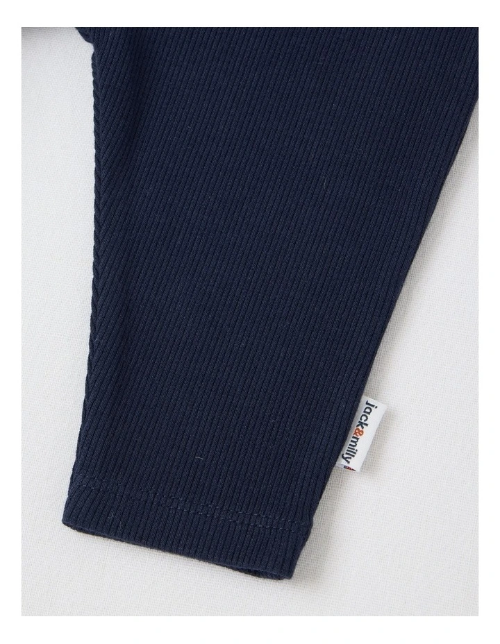 Clay Boucle Whale Top and Pant Set in Assorted image 6