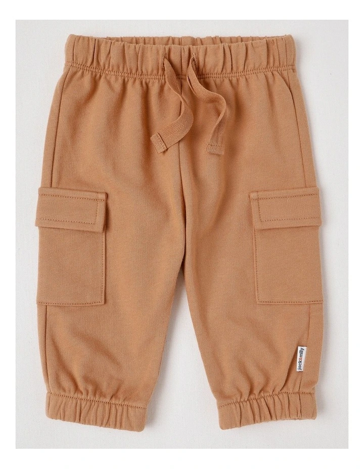 Beau Top and Bottom Pant with Dog Boucle and Stripe Cargo Pant image 4