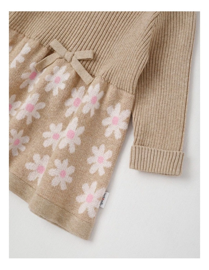 Claire Daisy Knitted Dress and Tight Set image 3