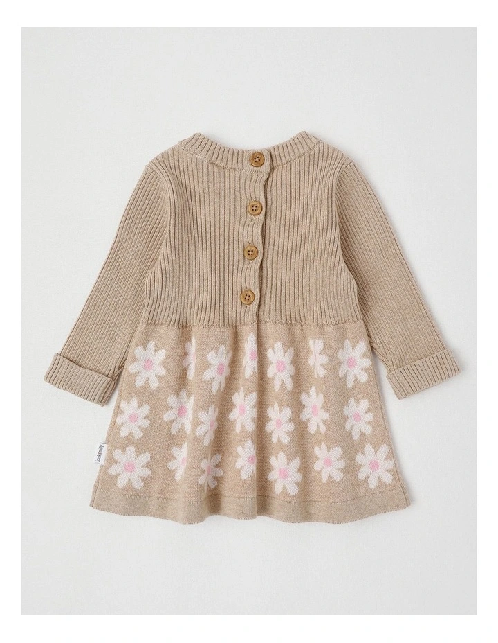 Claire Daisy Knitted Dress and Tight Set image 4