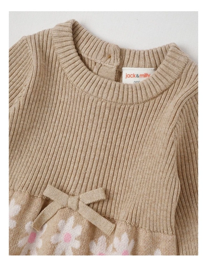 Claire Daisy Knitted Dress and Tight Set image 5