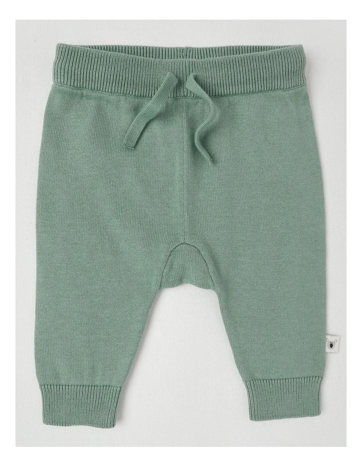 Darcy Knitted Wrap Top and Pant Set in Sage image 5