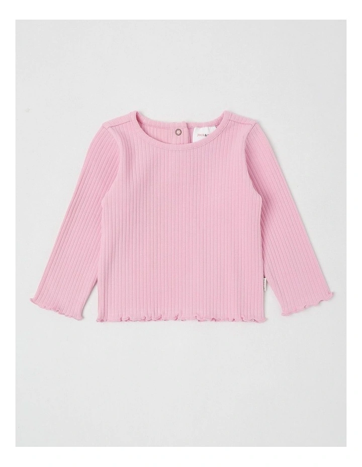 Ella Embroidered Chambray dress and Rib Top Set in Blue image 5