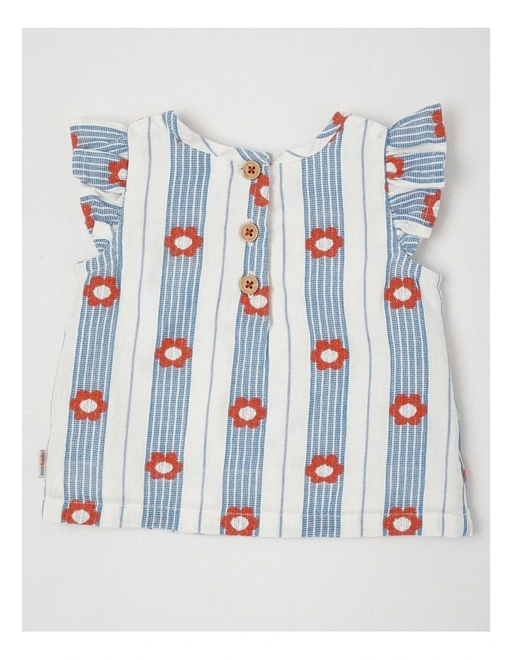 Kitty Top and Bottom Set with Matching Hat in Assorted Colours image 2