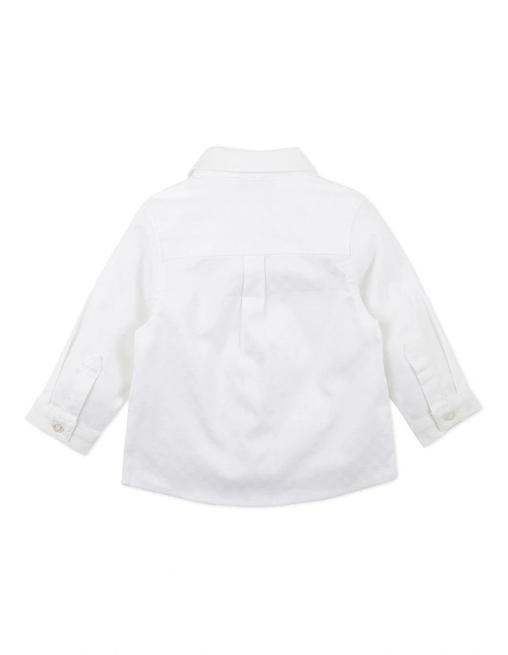 Albert Long Sleeve Shirt in Cream image 2