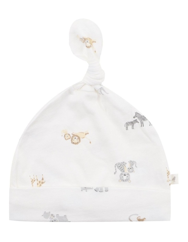 Safari White Beanie