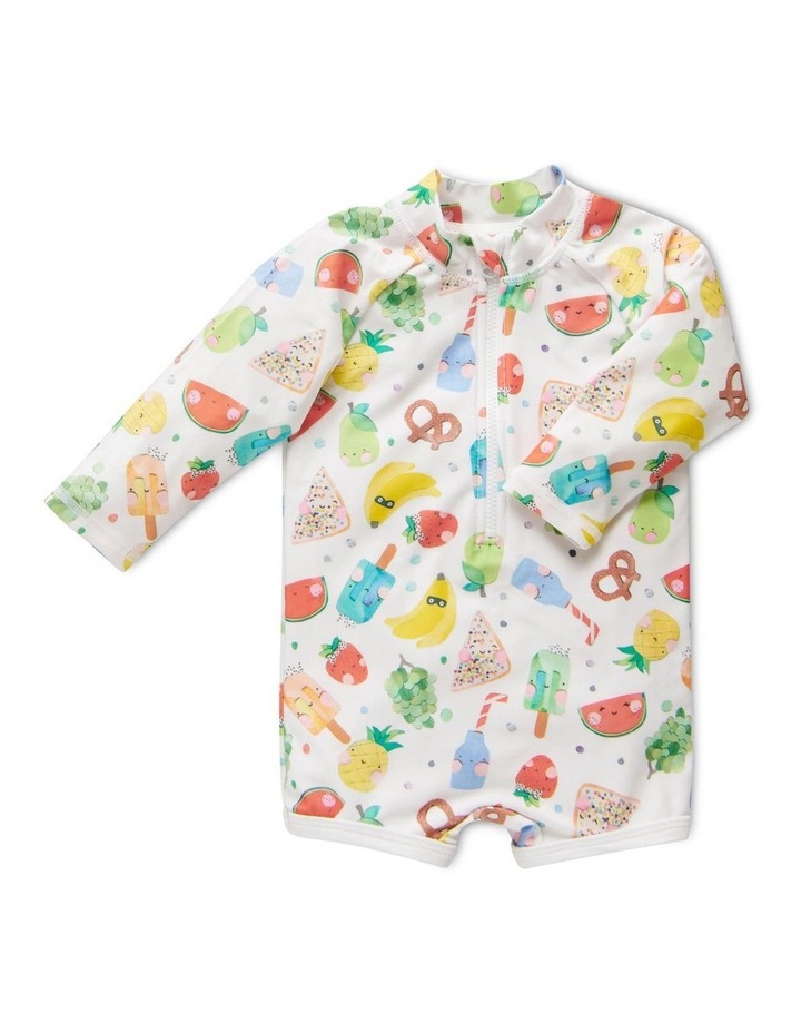 Long Sleeve Swimsuit Summer Yums Multi Print