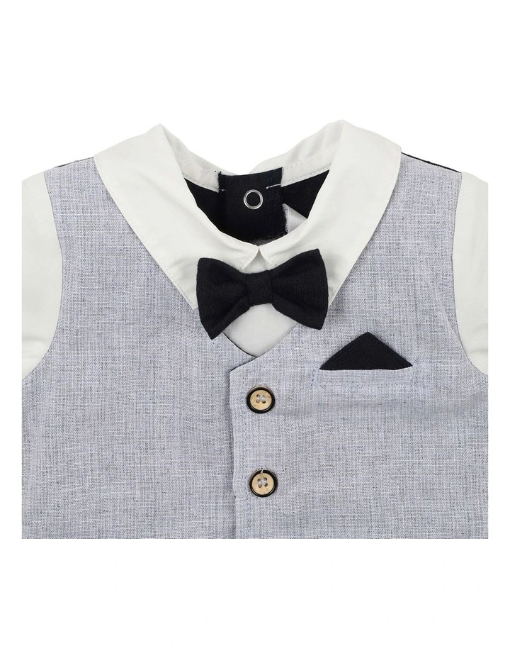 Albert Gentleman Romper in Multi image 3