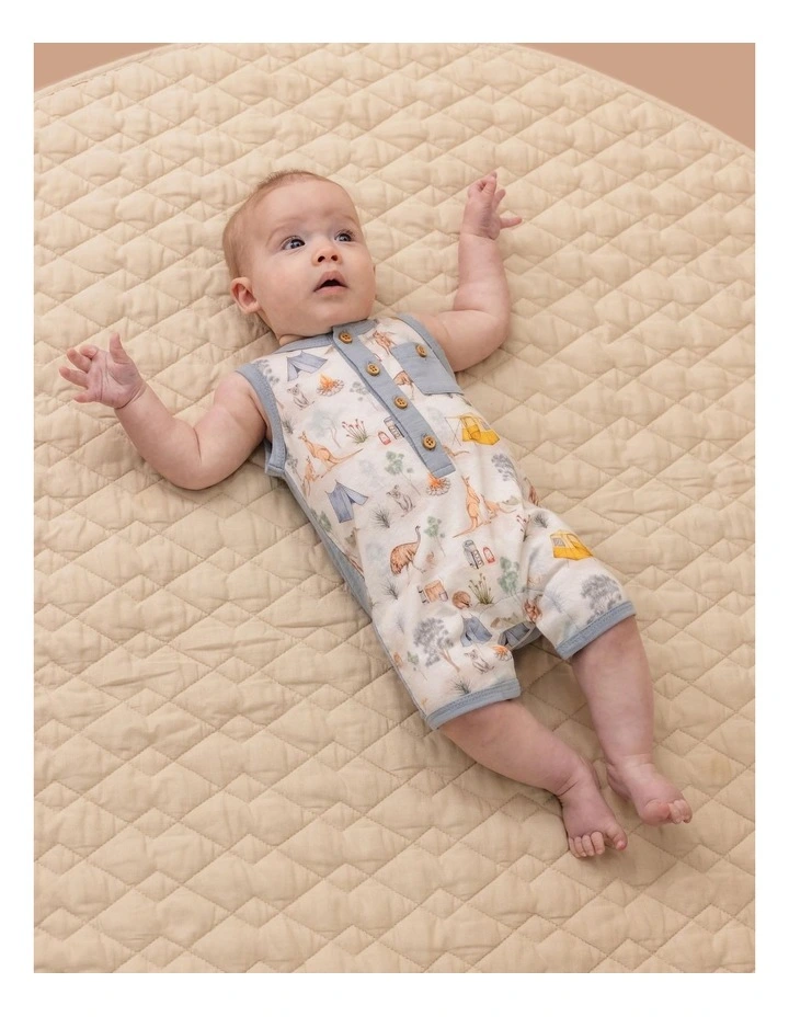 Atticus Koala Back Romper in Atticus Print image 3