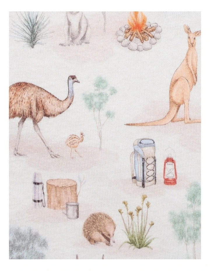 Atticus Koala Back Romper in Atticus Print image 7