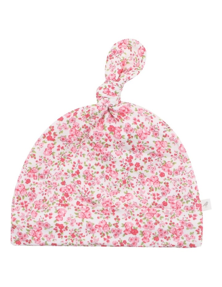 Floral Pink Beanie