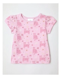 Essential Cheetah T-Shirt in Blush