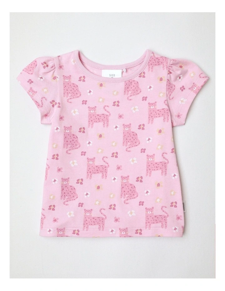 Essential Cheetah T-Shirt in Blush image 1