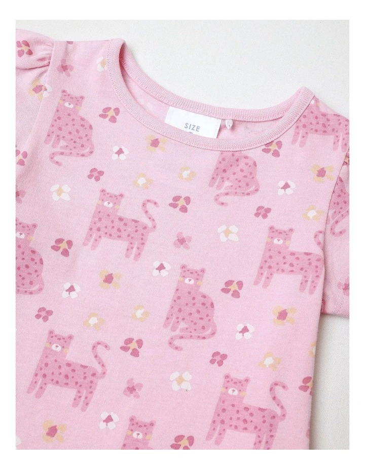 Essential Cheetah T-Shirt in Blush image 2