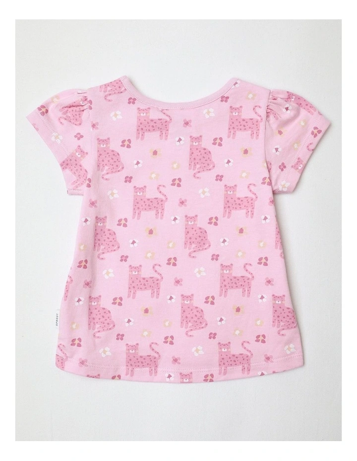 Essential Cheetah T-Shirt in Blush image 3
