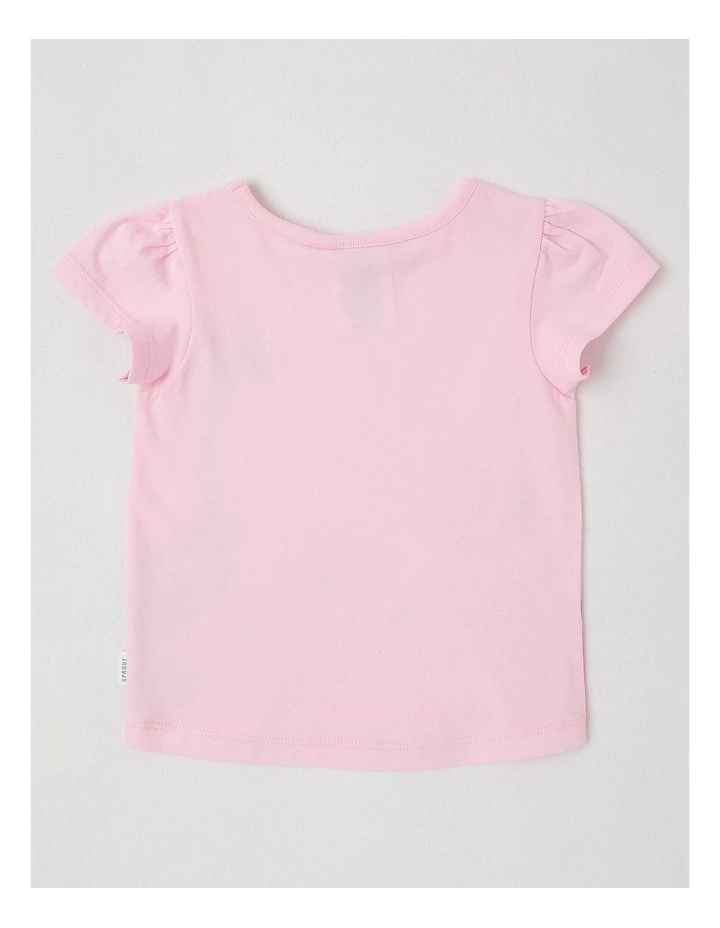 Essentials Dino T-Shirt in Light Pink image 3