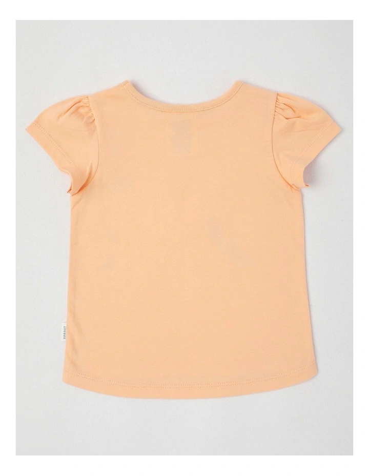 Essentials Just Peachy T-Shirt in Peach image 3