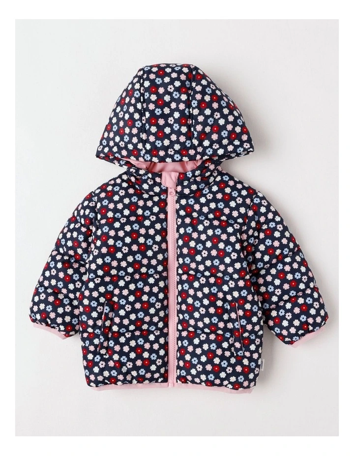 Puffer Jacket in Navy image 1