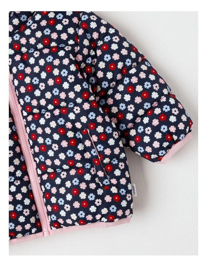 Puffer Jacket in Navy image 2