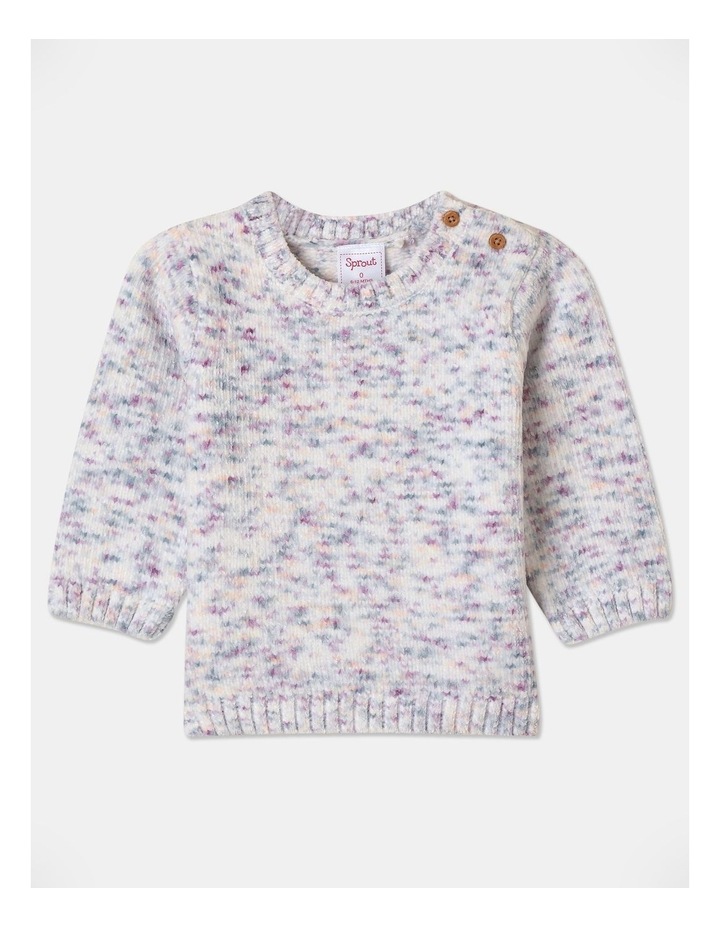 Chenille Knit Jumper in Cream