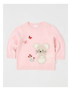 Mouse Jumper in Blush