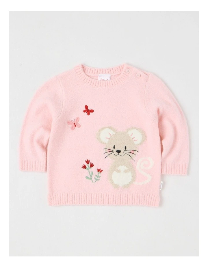 Mouse Jumper in Blush image 1