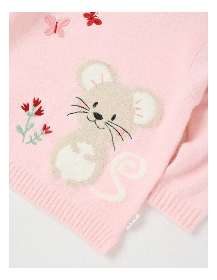 Mouse Jumper in Blush image 4