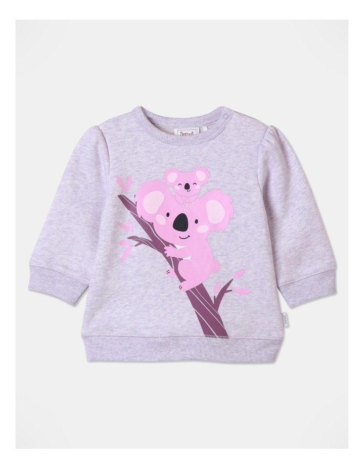 Essential Koala Sweat Top in Lavender