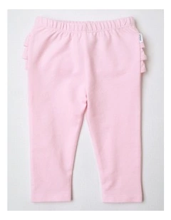 Frill Leggings in Light Pink