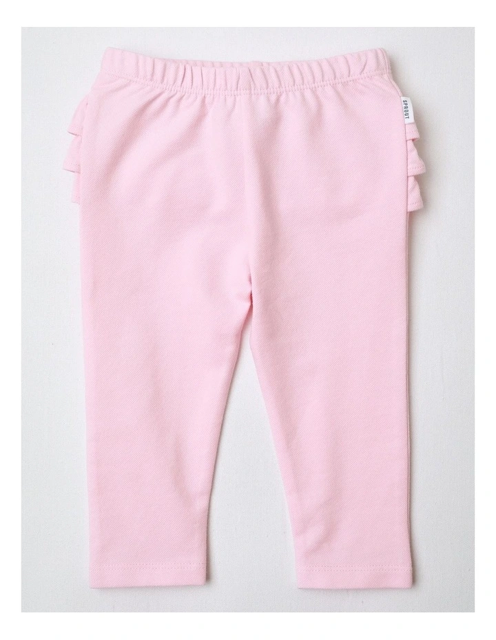Frill Leggings in Light Pink image 1