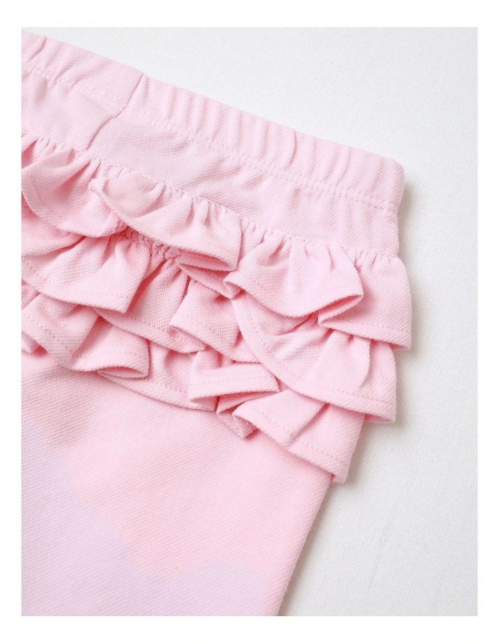 Frill Leggings in Light Pink image 4