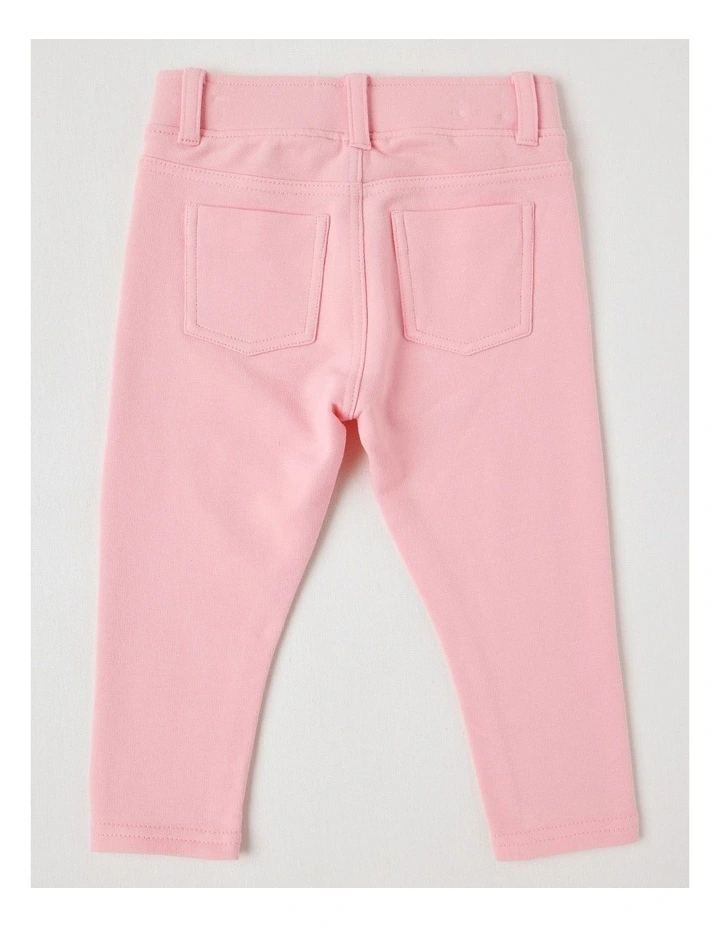 Essential Jeggings in Pale Pink image 3