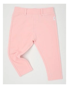 Essentials Solid Leggings in Pale Pink