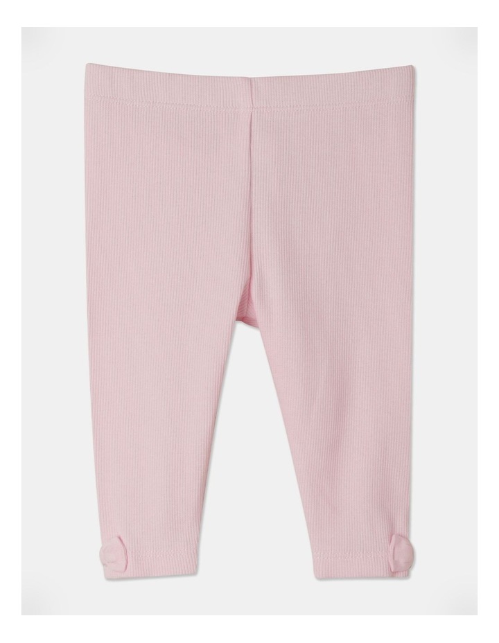 Essential Bow Legging in Baby Pink