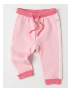 Essential Colour Block Trackpants Blushing in Bride