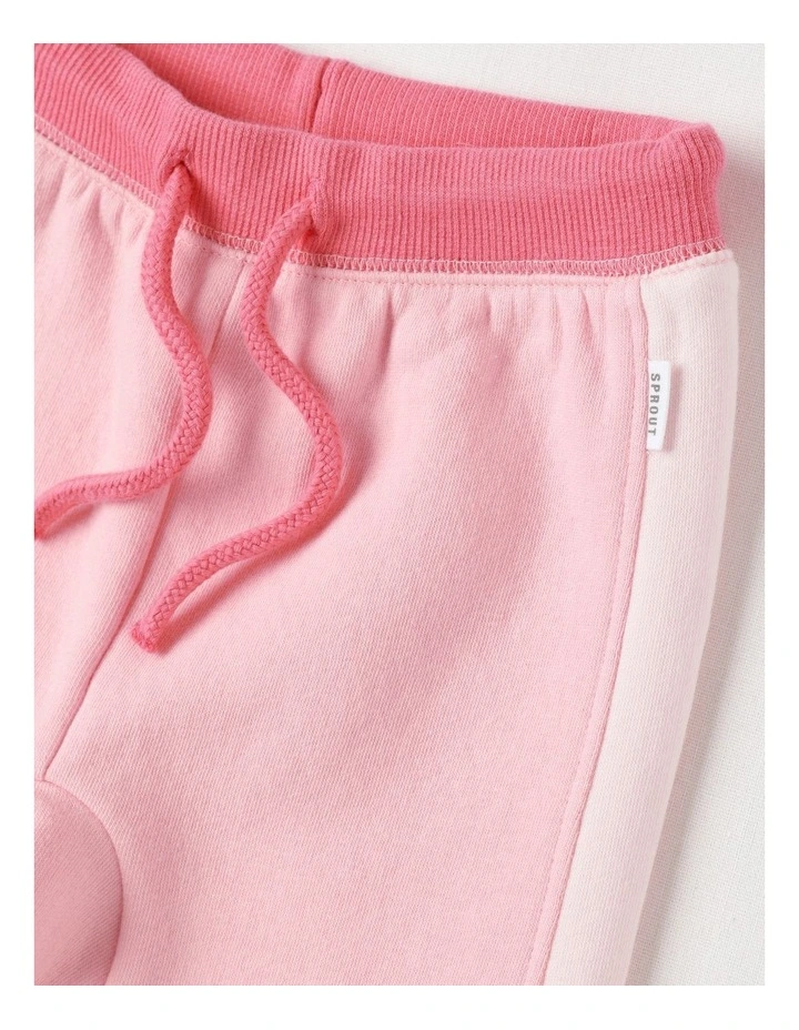 Essential Colour Block Trackpants Blushing in Bride image 2