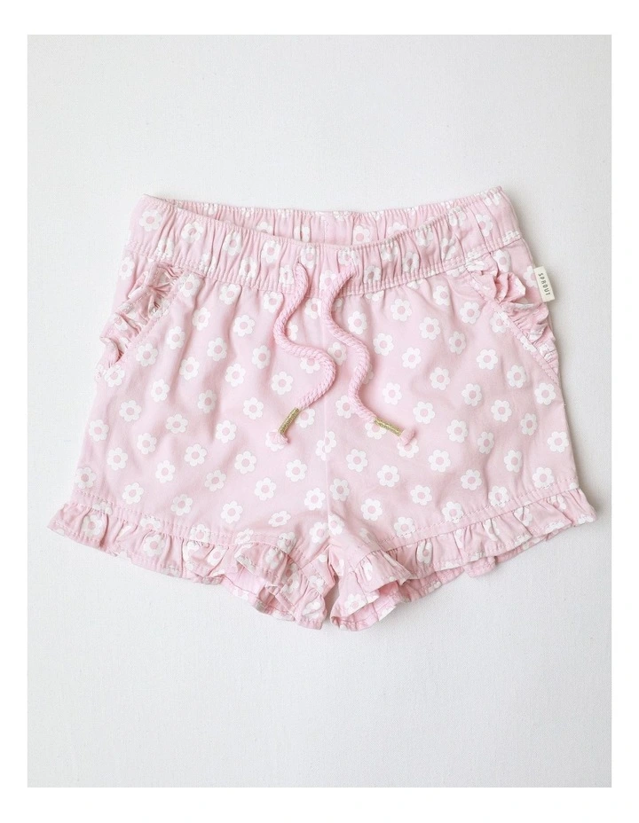 Essential Playful Floral Shorts in Blush image 1