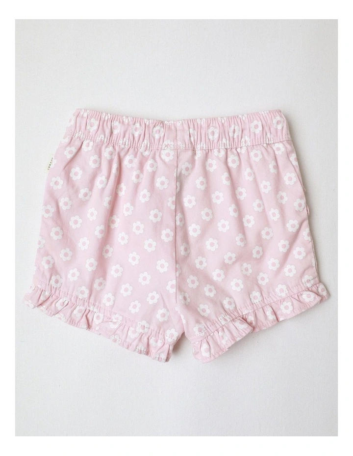 Essential Playful Floral Shorts in Blush image 4